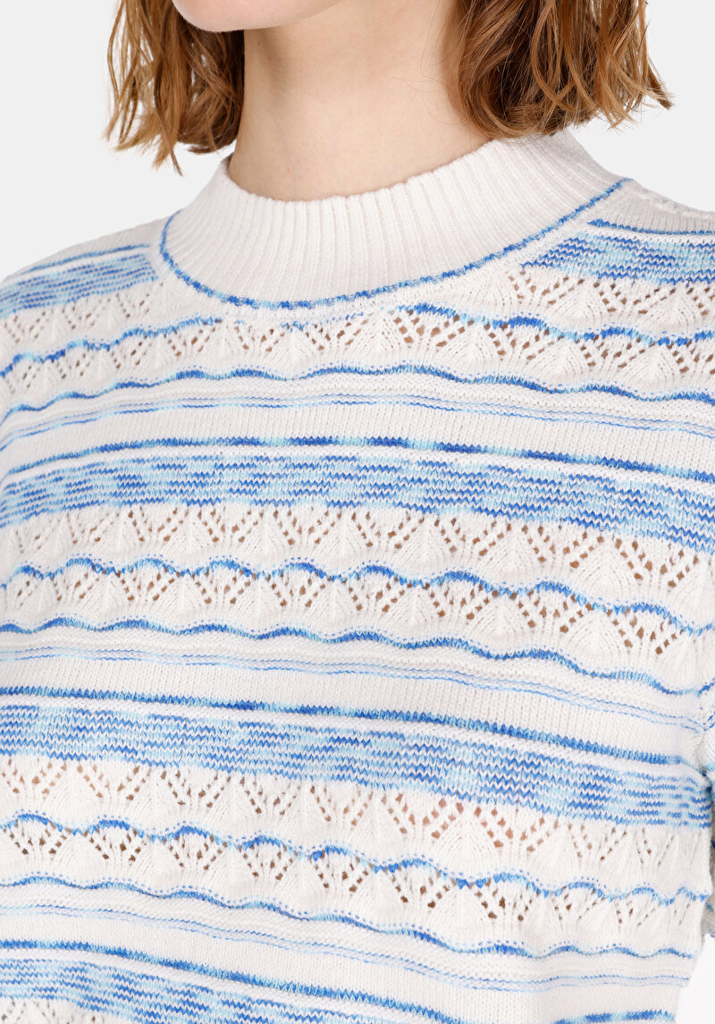 Slim Fit Kadın Beyaz Tişört