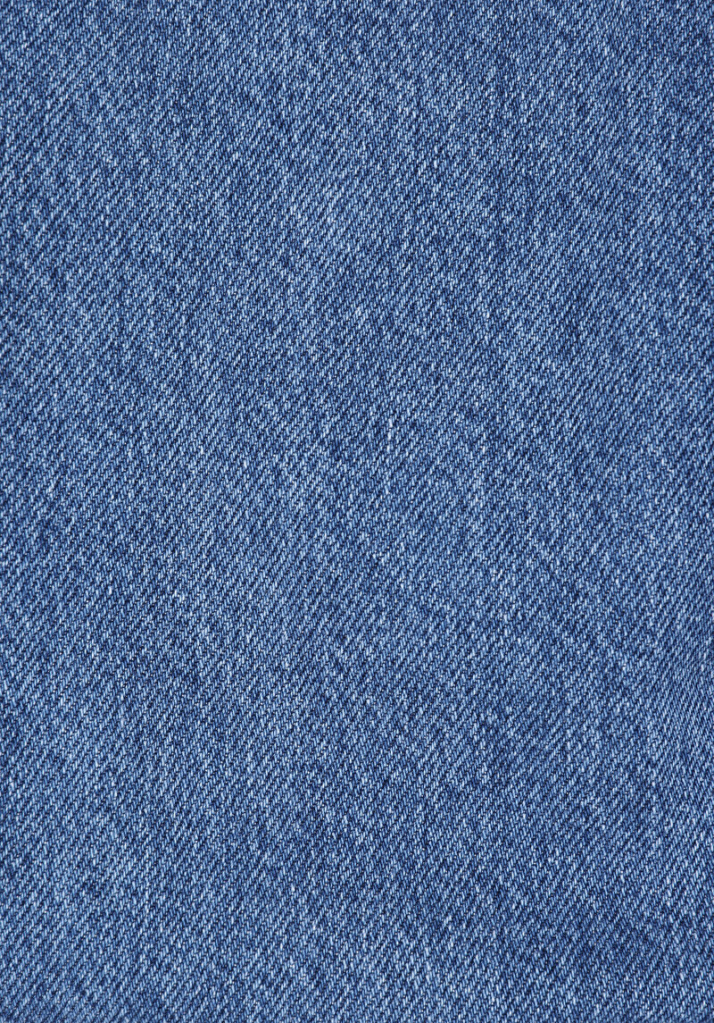 Slim Fit Düz Kadın Denim Kolsuz Elbise