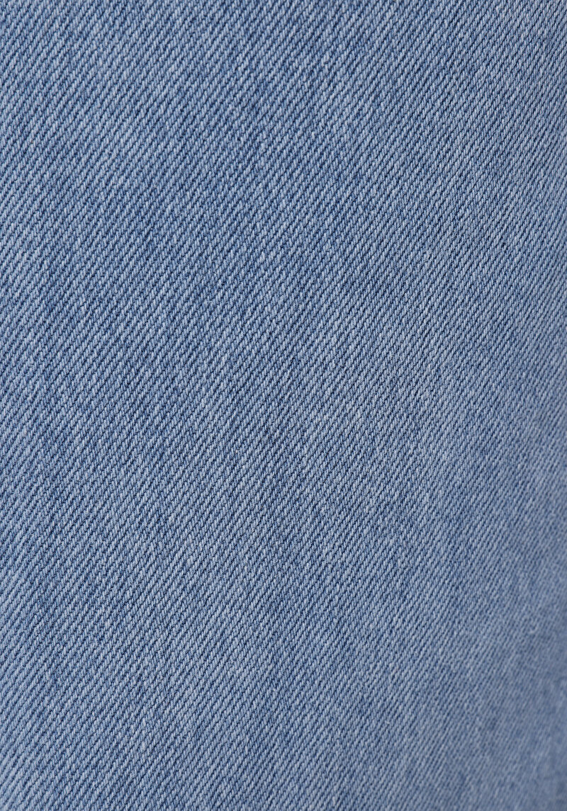 Regular Fit Kadın Pamuklu Light İndigo Denim Jean Pantolon