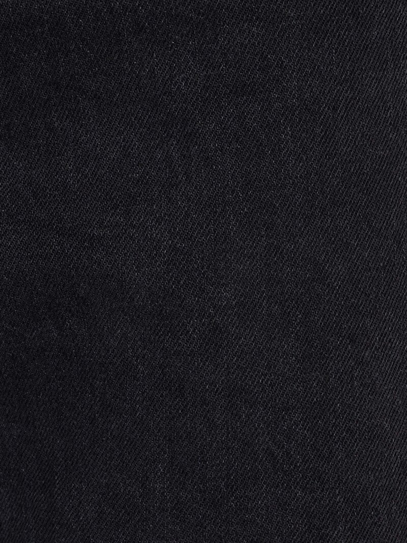 Regular Fit   Kadın Siyah Jean Pantolon