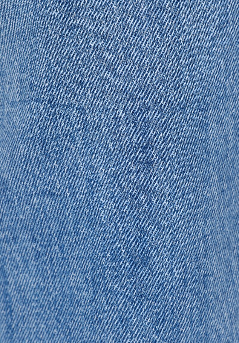 Slim Fit Orta Bel Daralan Paça Kadın İndigo Jean Pantolon