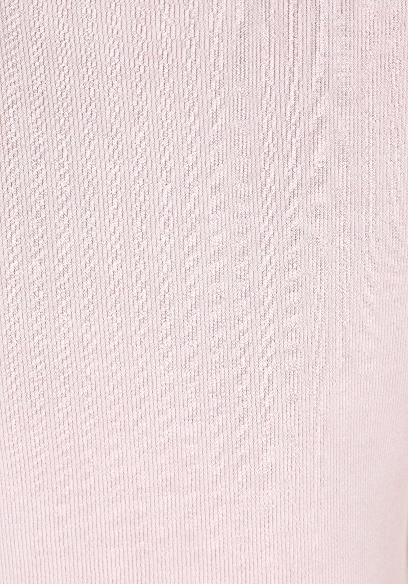 Slim Fit   Kadın Pembe Kısa Kol Tişört