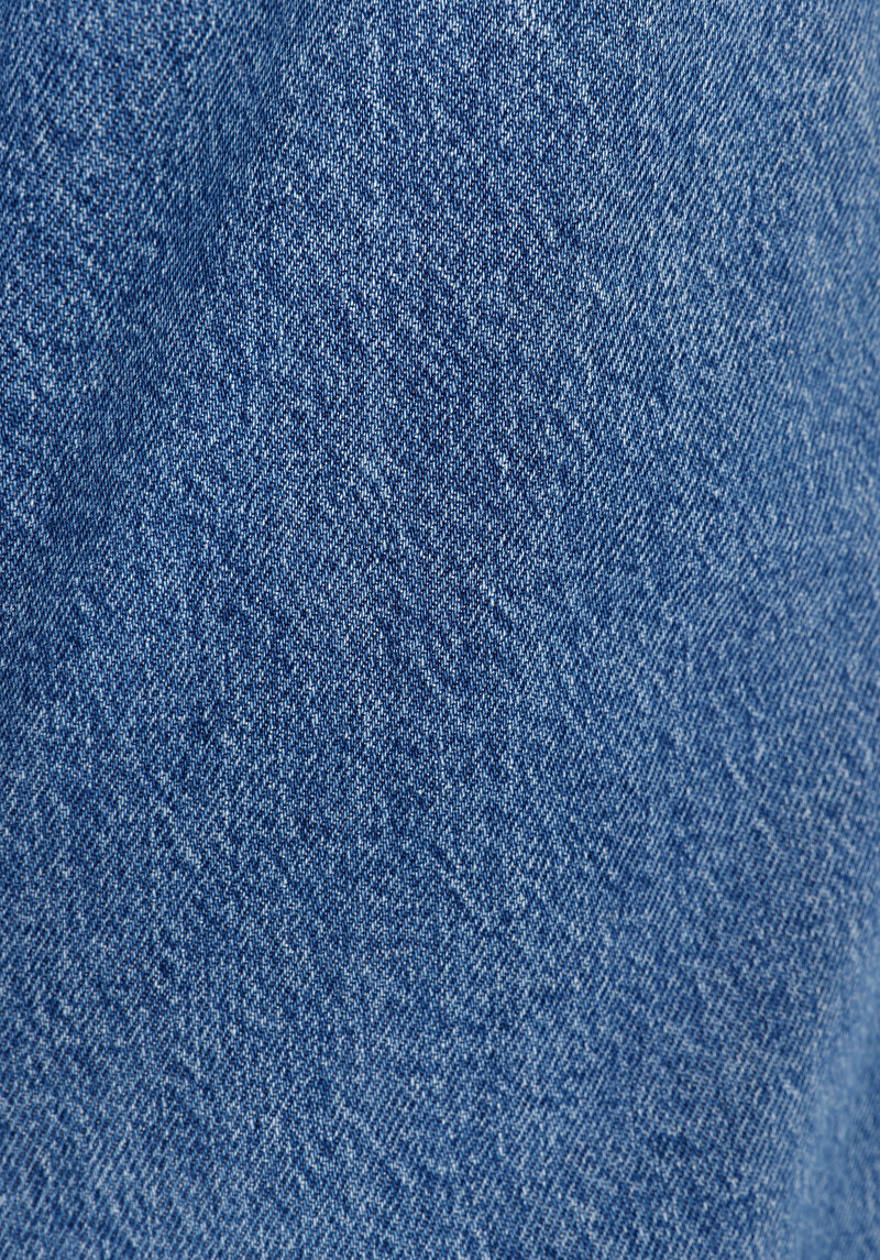 Straight Fit   Kadın İndigo Jean Pantolon