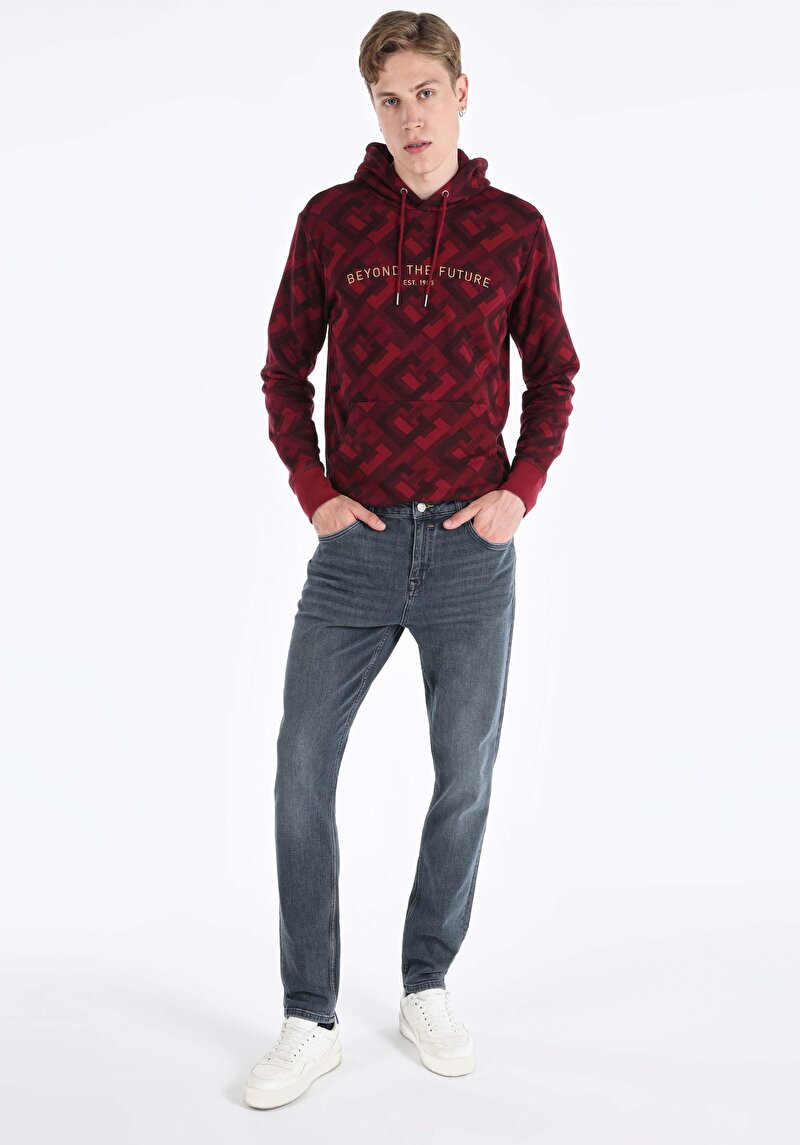 Regular Fit   Erkek Koyu İndigo Jean Pantolon