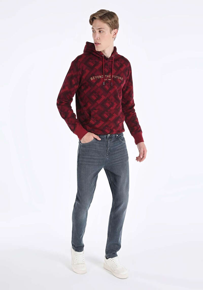 Regular Fit   Erkek Koyu İndigo Jean Pantolon