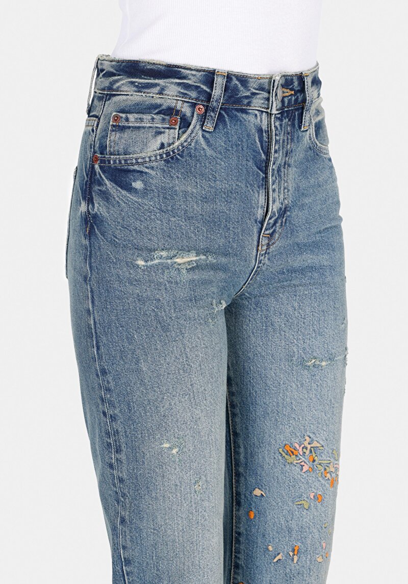 Straight Fit   Kadın Denim Jean Pantolon