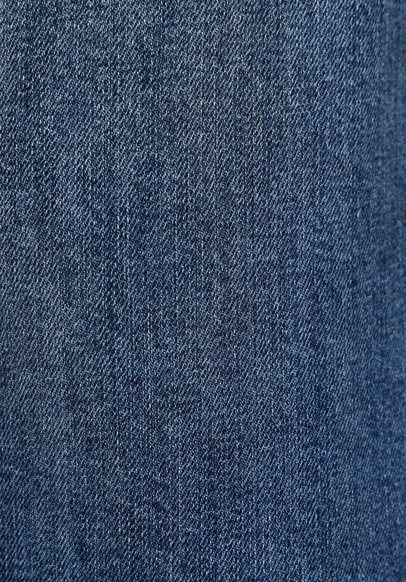 Straight Fit Düşük Bel Düz Paça Erkek İndigo Jean Pantolon