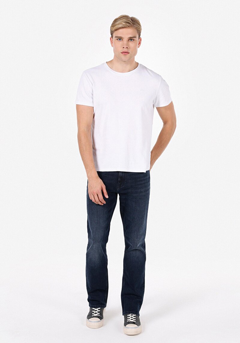 Regular Fit Erkek Siyah Jean Pantolon