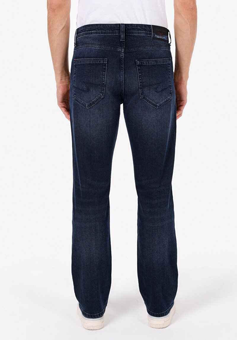 Regular Fit Erkek Siyah Jean Pantolon
