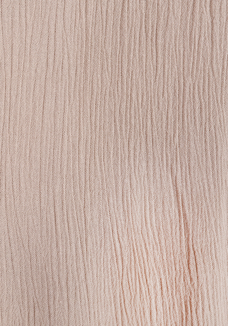 Maxi Length Düz  Kadın Bej Etek