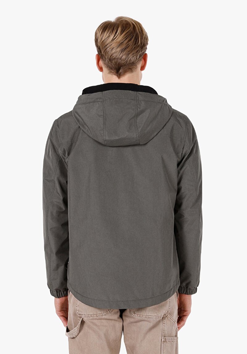 Regular Fit Erkek Yeşil Yağmurluk