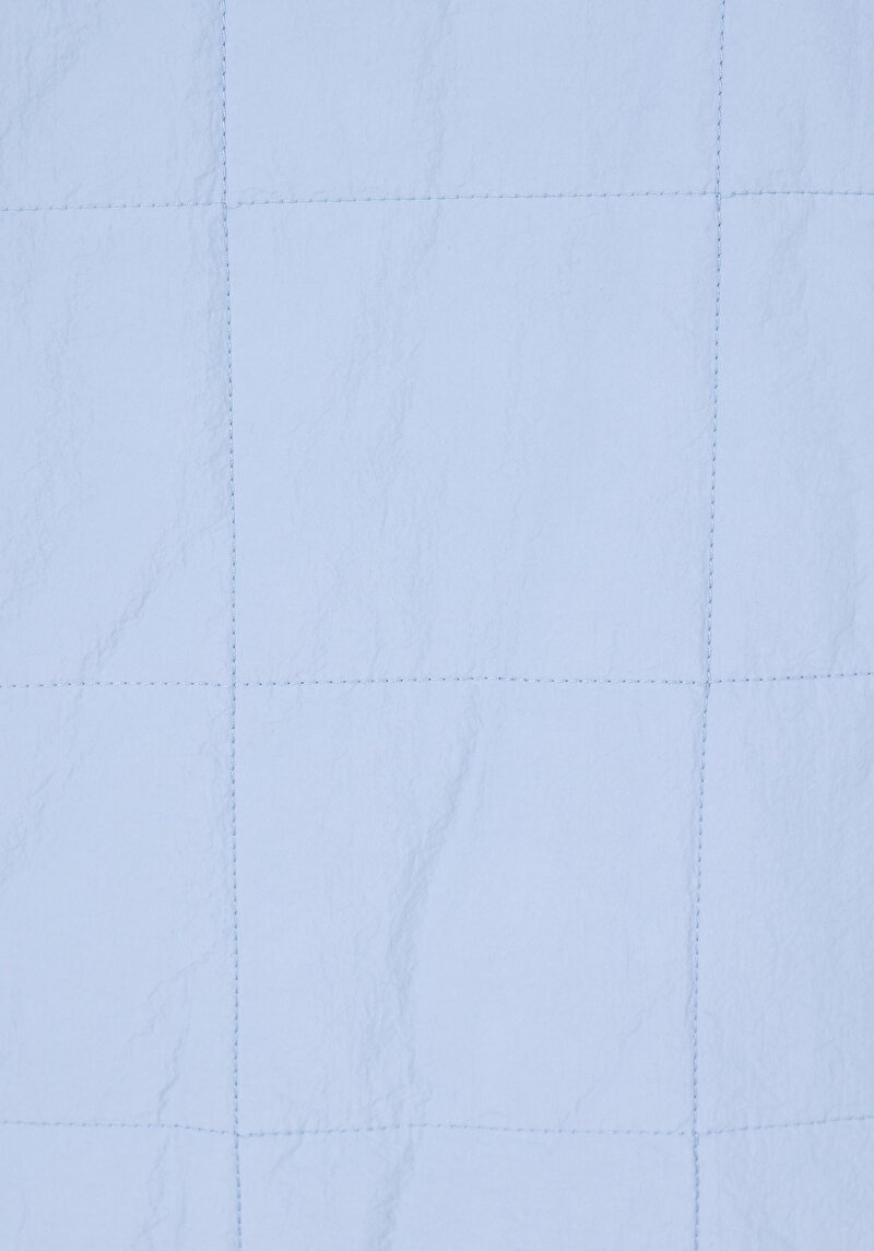 Regular Fit Kapüşonlu Fermuarlı Astarlı Suya Dayanıklı Kadın Mavi Mont