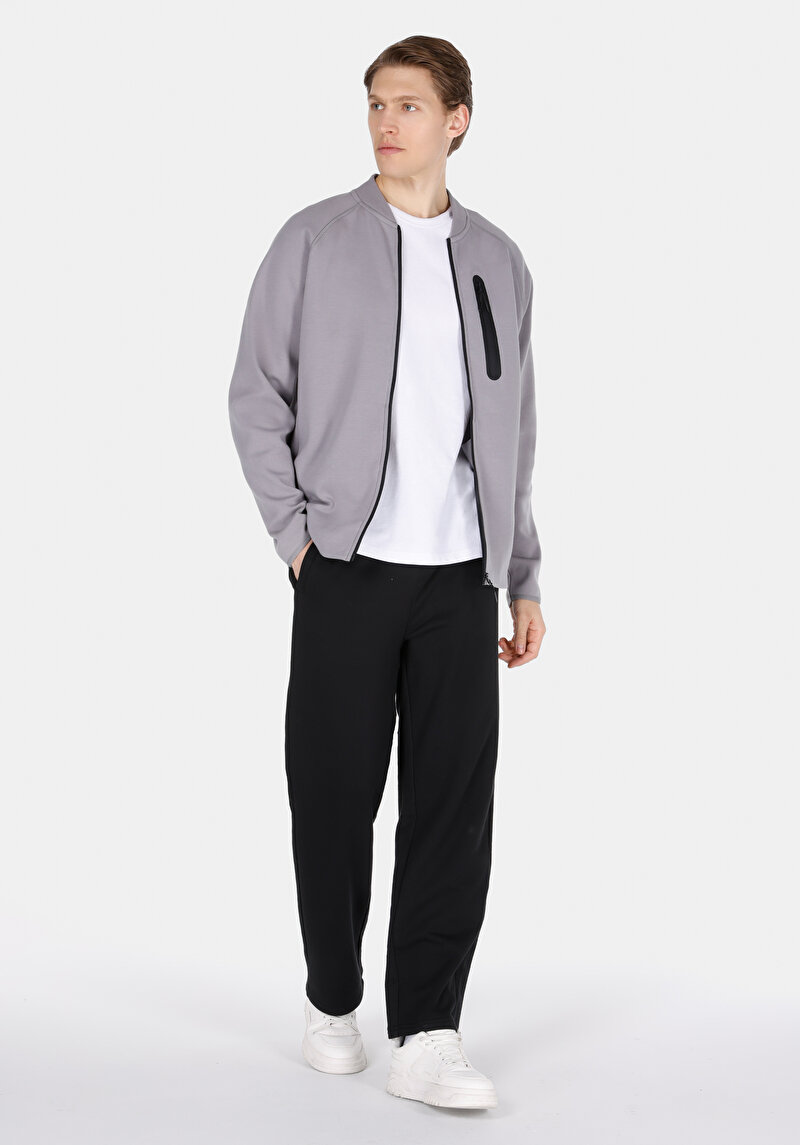 Comfort Fit Erkek Gri Ceket