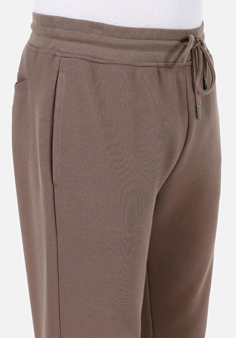 Regular Fit Orta Bel Düz Erkek Gri Eşofman Altı