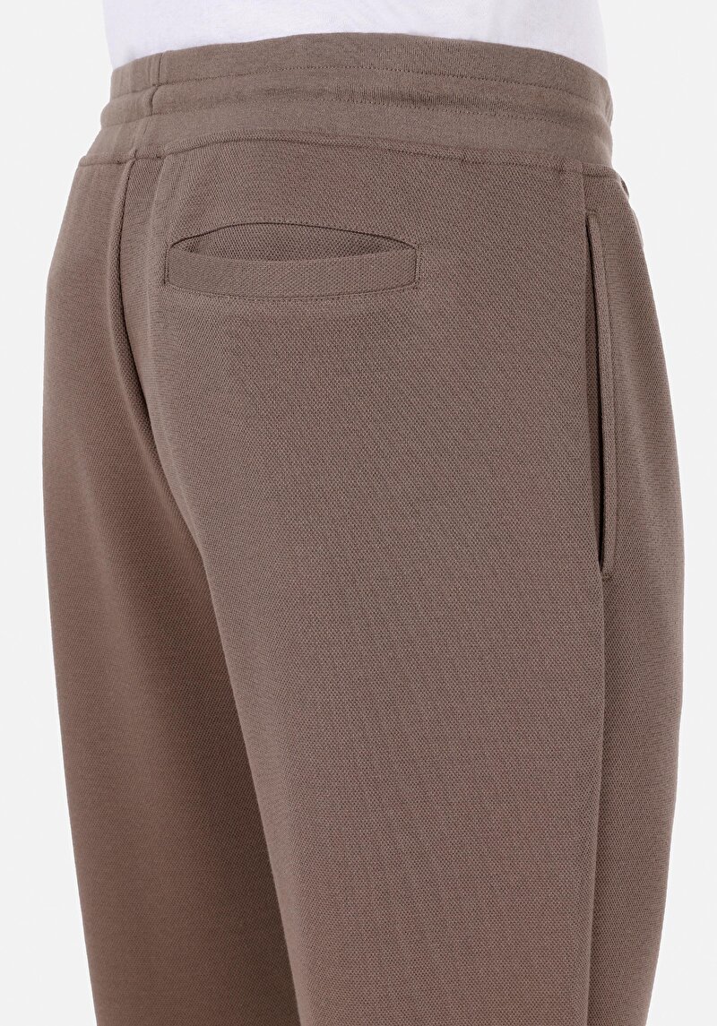 Regular Fit Orta Bel Düz Erkek Gri Eşofman Altı