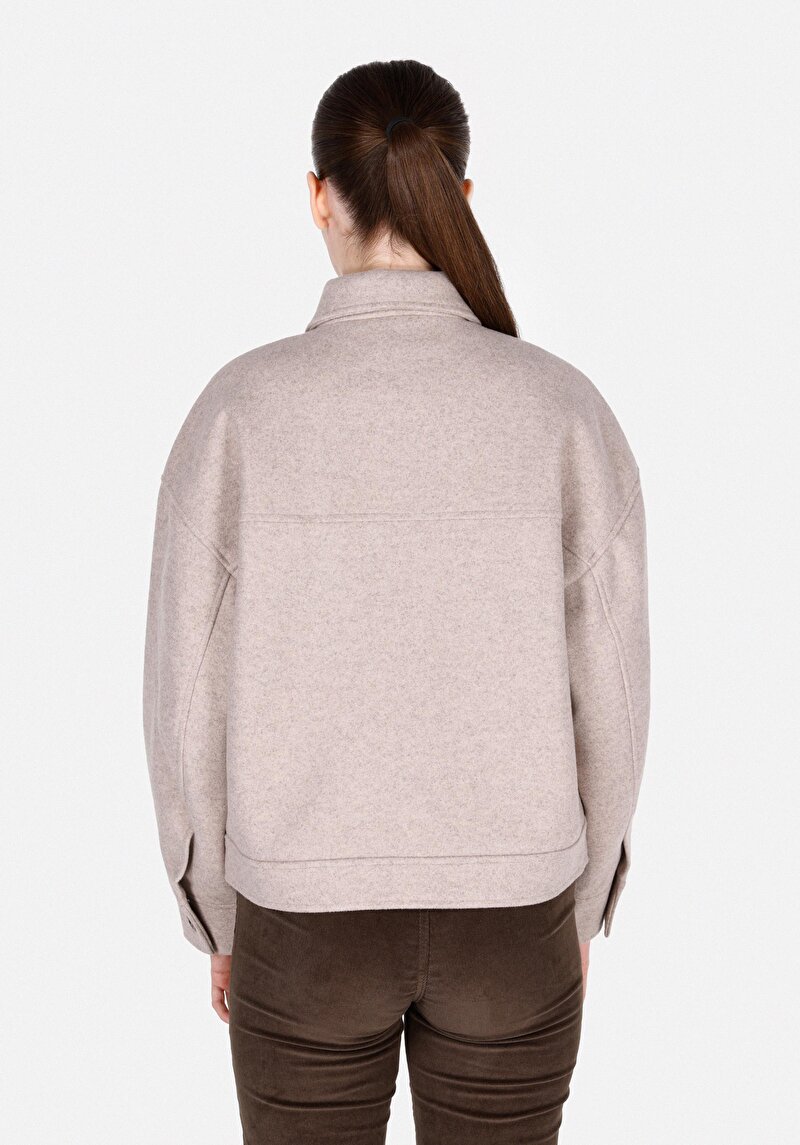 Regular Fit Kadın Kahverengi Ceket