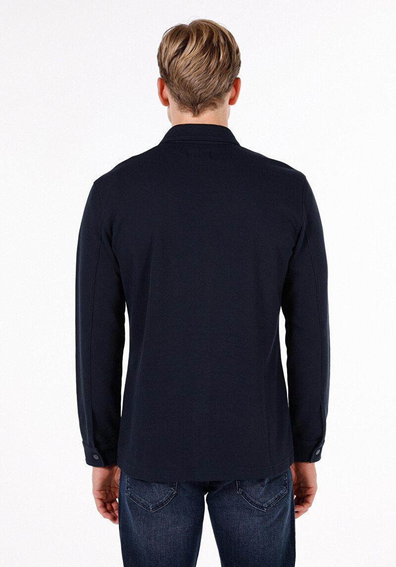 Regular Fit    Erkek Lacivert Ceket