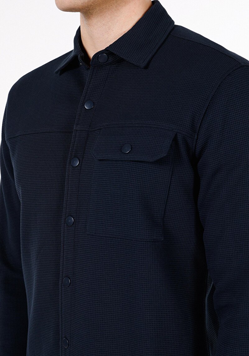 Regular Fit    Erkek Lacivert Ceket