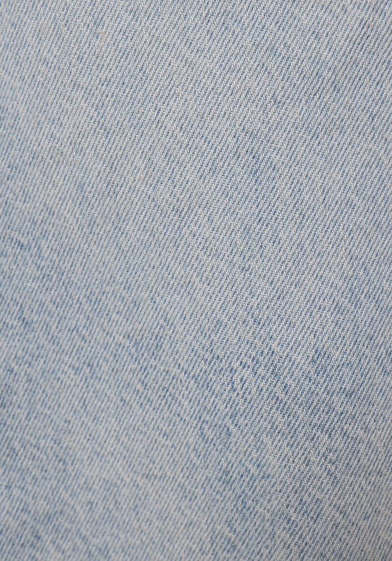 Regular Fit Yüksel Bel Düz Kadın İndigo Jean Şort