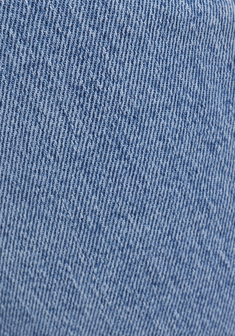 Regular Fit Yüksek Bel Geniş Paça Kadın İndigo Jean Pantolon