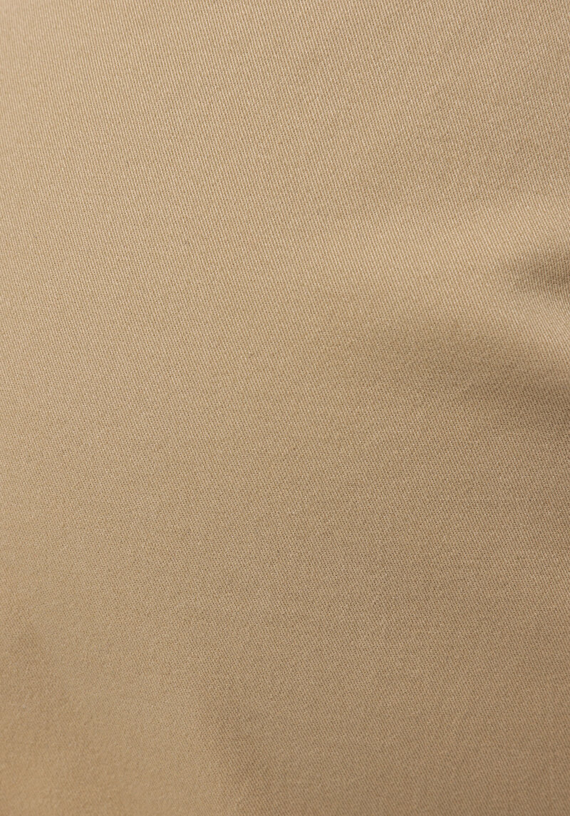 Regular Fit Yüksek Bel Düz Kadın Kahverengi Şort