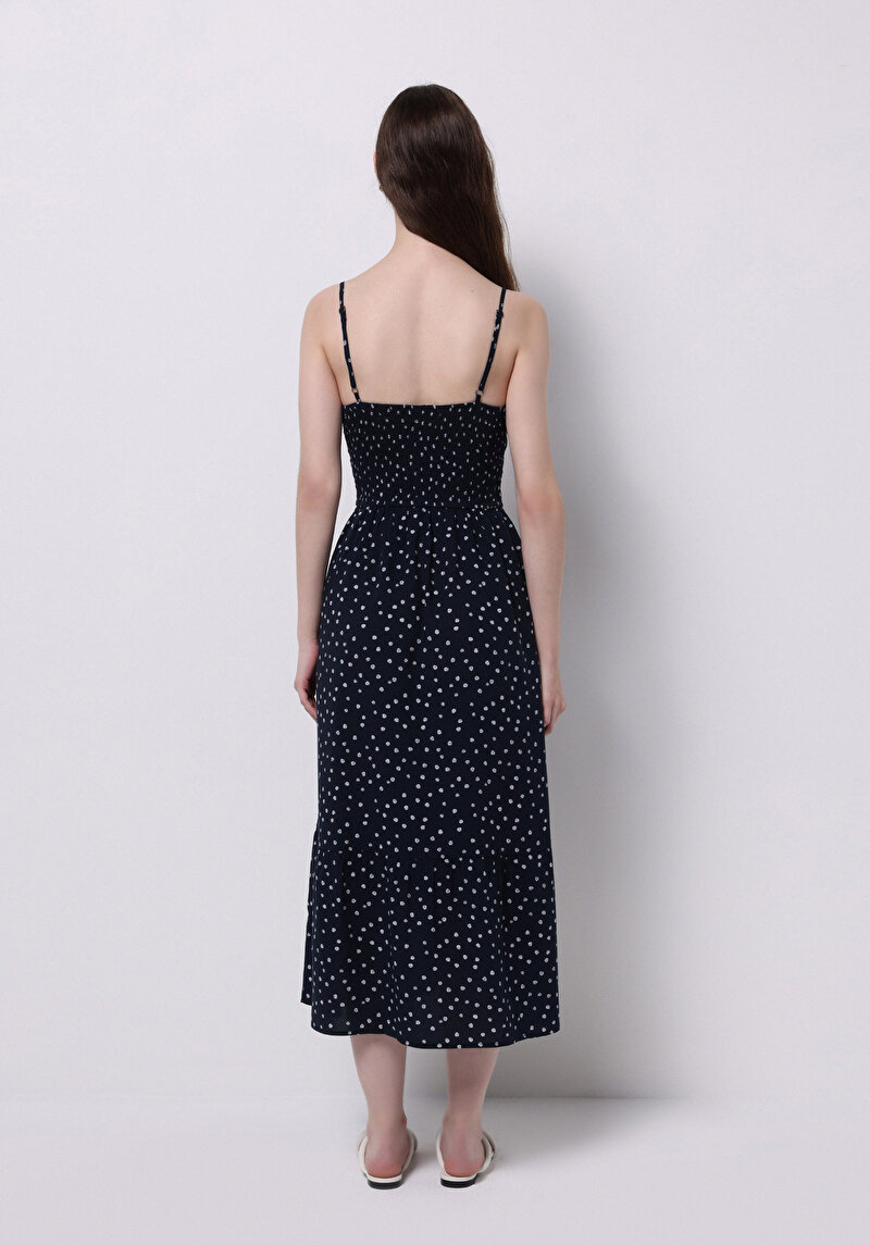 Regular Fit Kadın Lacivert Elbise