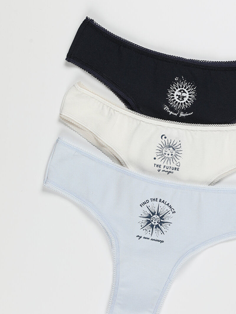 Comfort Fit  Kadın Çok Renkli Boxer