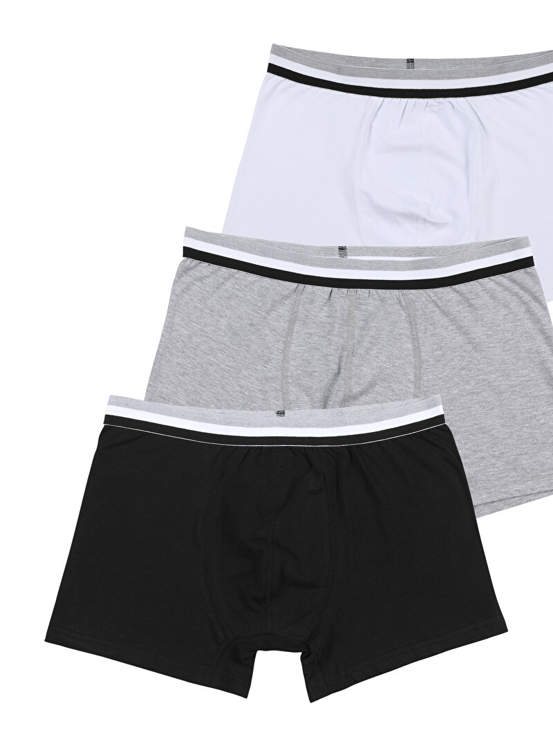 Modern Fit  Erkek Çok Renkli Boxer