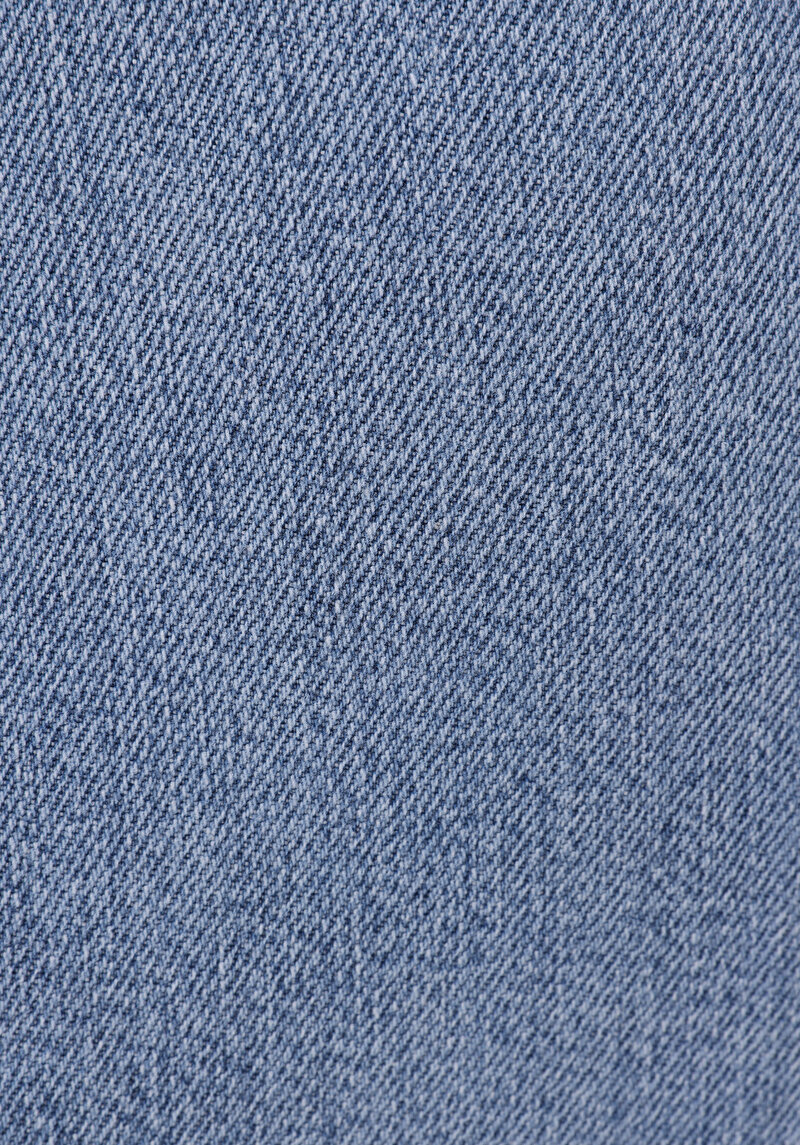 Straight Fit Yüksek Bel Düz Paça Kadın Light İndigo Denim Jean Fermuarlı Pantolon