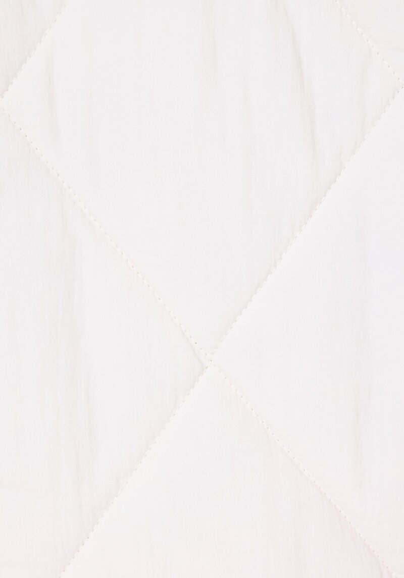 Regular Fit Kapüşonlu Fermuarlı Astarlı Suya Dayanıklı Kadın Beyaz Mont