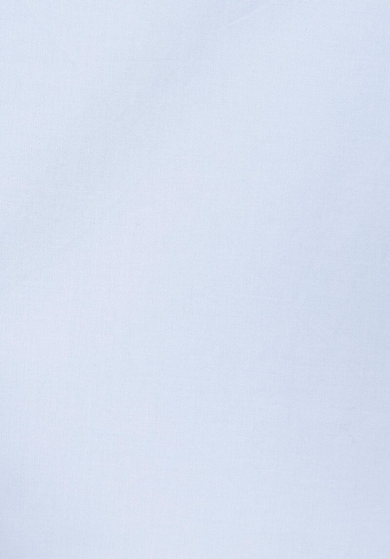 Regular Fit Shirt Neck Çizgili Kadın Mavi Uzun Kol Gömlek