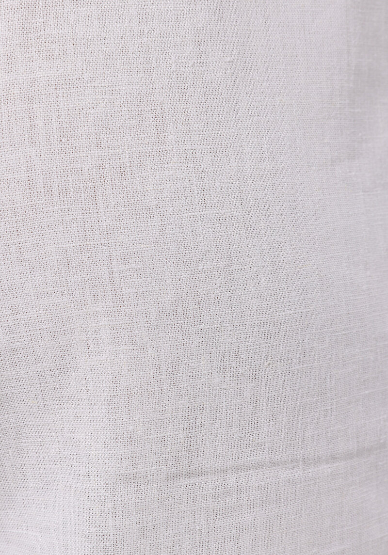 Regular Fit Yüksek Bel Nakışlı Kadın Beyaz Şort