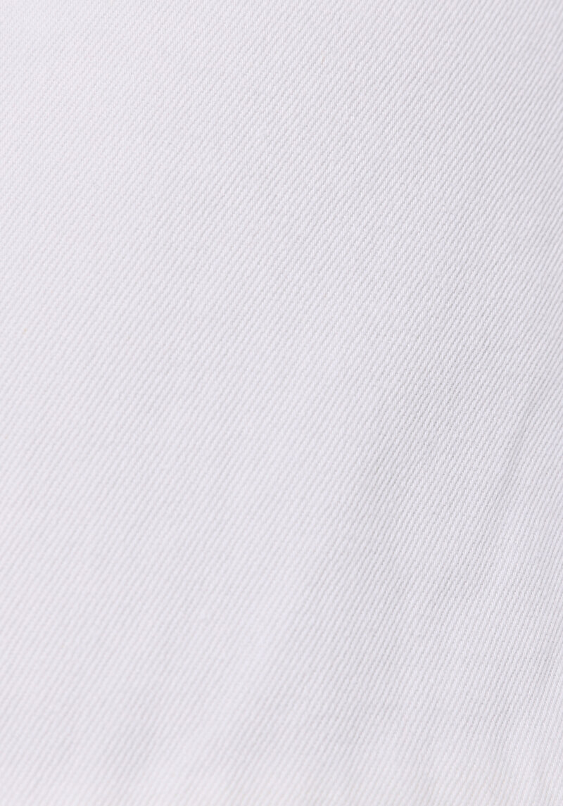 Balloon Skirt Düz Fermuarlı Kadın Beyaz Etek