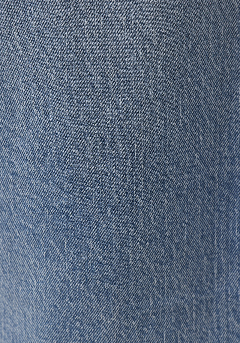 Straıght Fıt Düşük Bel Düz Erkek İndigo Jean Şort