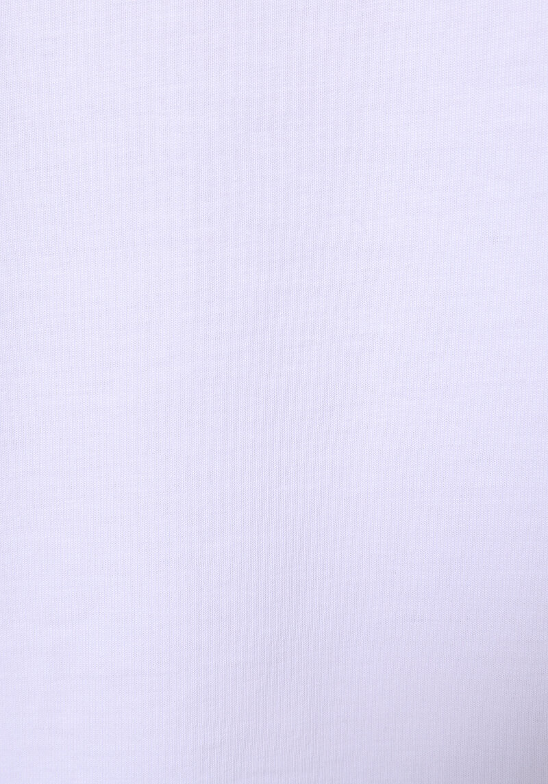 Comfort Fit Yuvarlak Yaka Pamuklu Düz Erkek Beyaz Kısa Kol Tişört