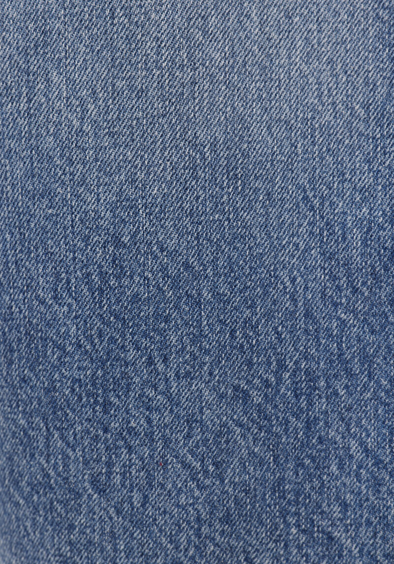 Regular Fit Orta Bel Düz Erkek Denim Jean Şort