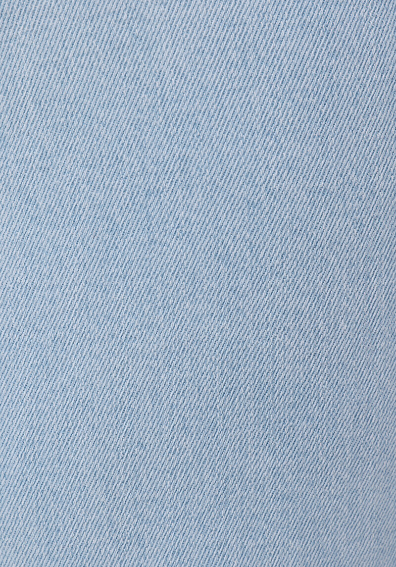 Slim Fit Erkek Bleach İndigo Denim Jean Pantolon