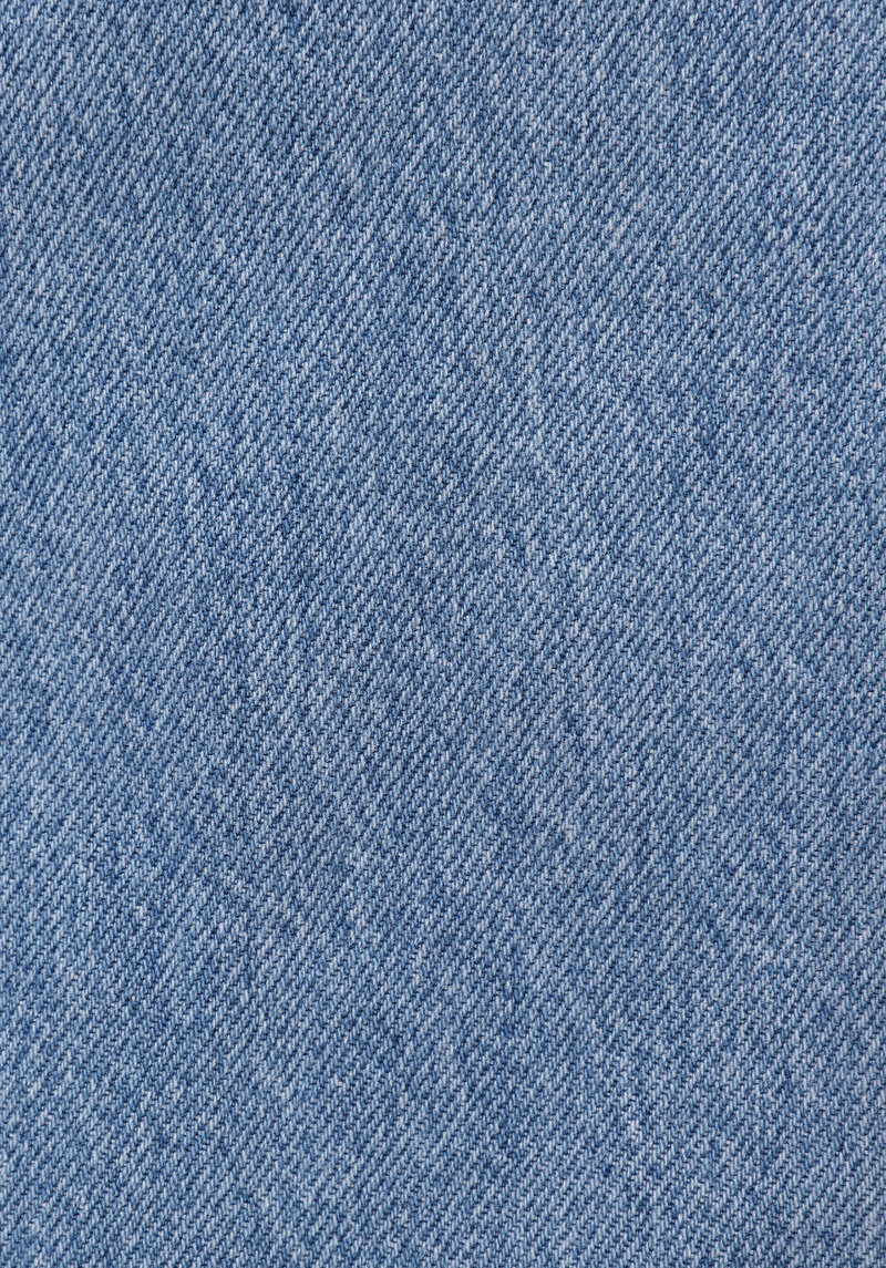 Regular Fit Orta Bel Düz Paça Cepli Erkek Light İndigo Denim Jean Pantolon