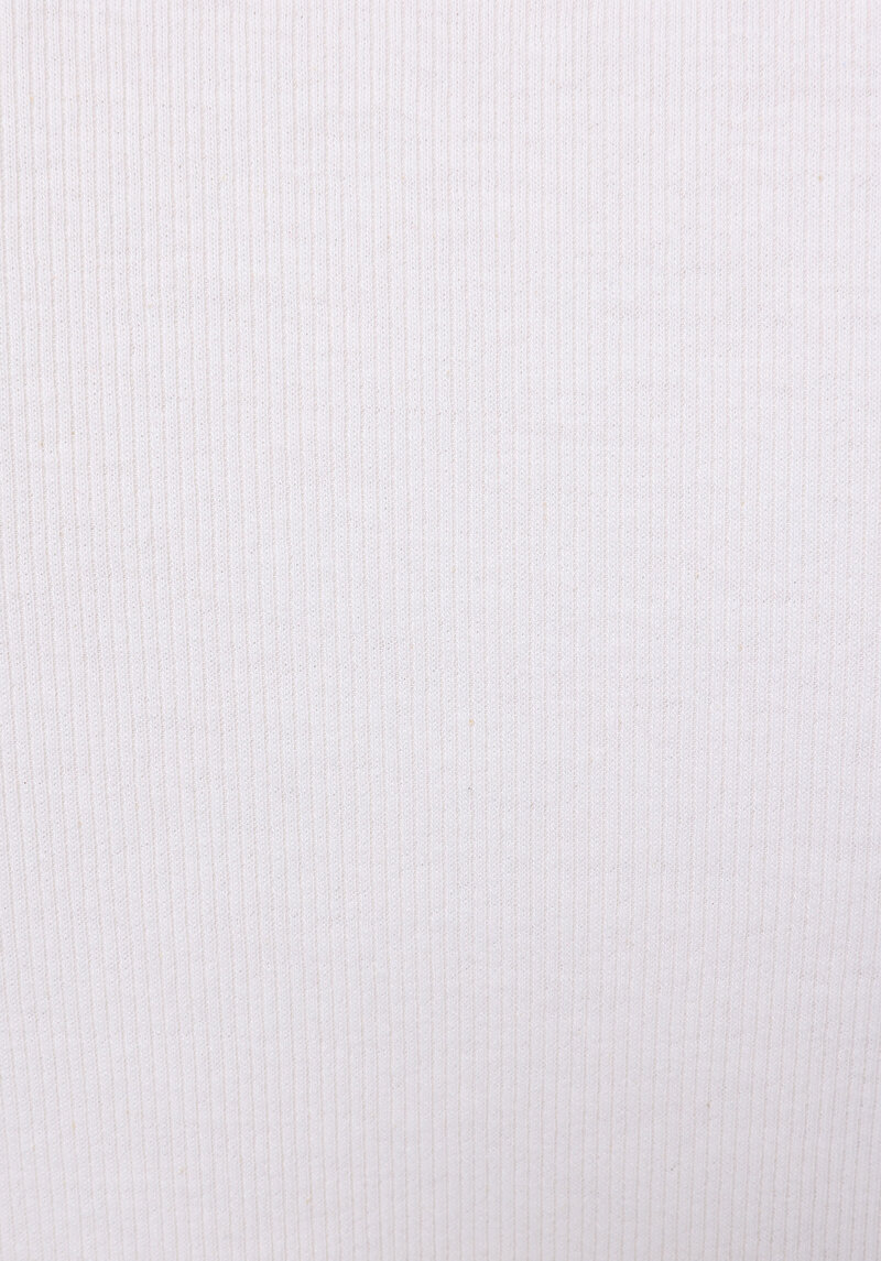 Slim Fit Yuvarlak Yaka Baskılı Kadın Beyaz Kısa Kol Tişört