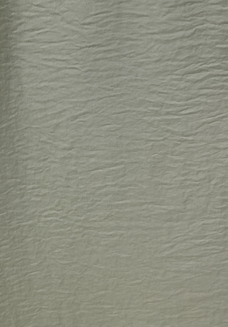 Regular Fit Yüksek Bel Geniş Paça Kadın Yeşil  Pantolon