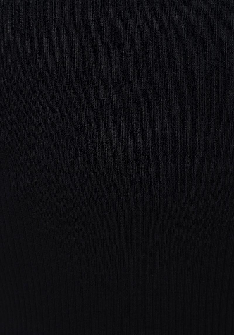 Slim Fit   Kadın Siyah Atlet