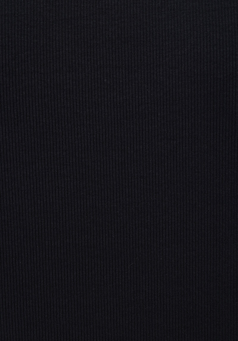 Slim Fit Yarım Balıkçı Yaka Düz Erkek Lacivert Uzun Kol Tişört