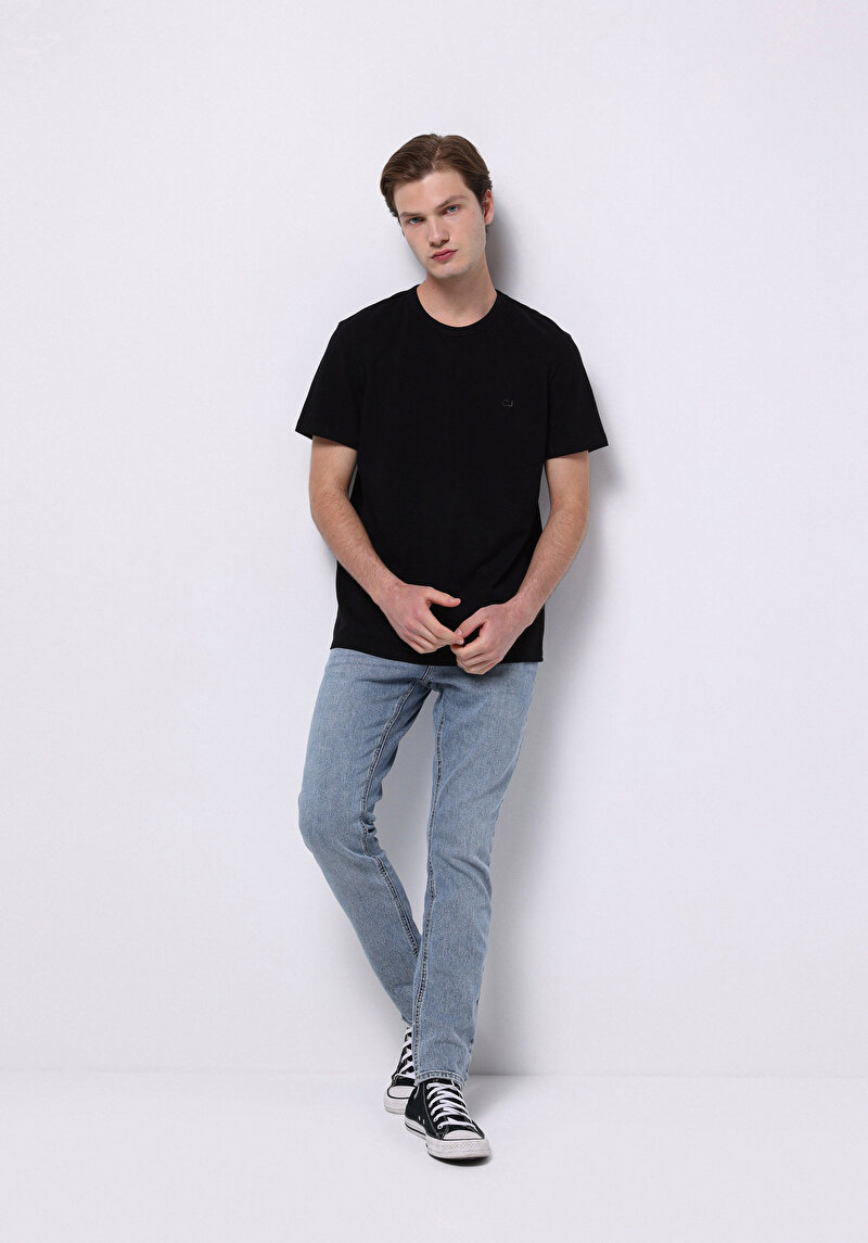 Straight Fit   Erkek İndigo Jean Pantolon