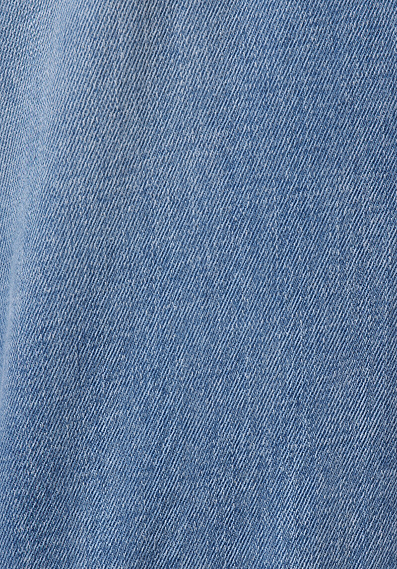 Straight Fit Düşük Bel Düz Paça Erkek İndigo Ecologic Jean Pantolon