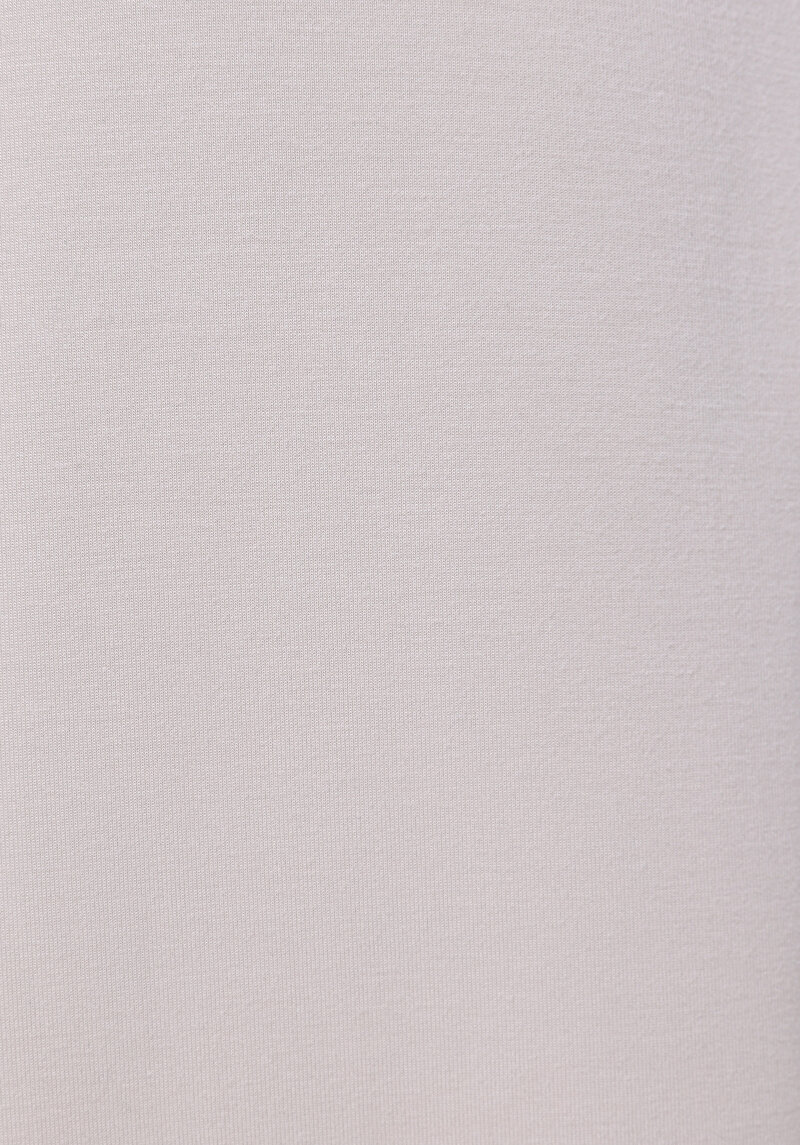 Regular Fit Orta Bel Düz Kadın Ekru Eşofman Altı