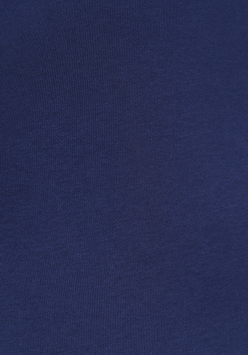 Slim Fit Orta Bel Düz Kadın Lacivert Şort