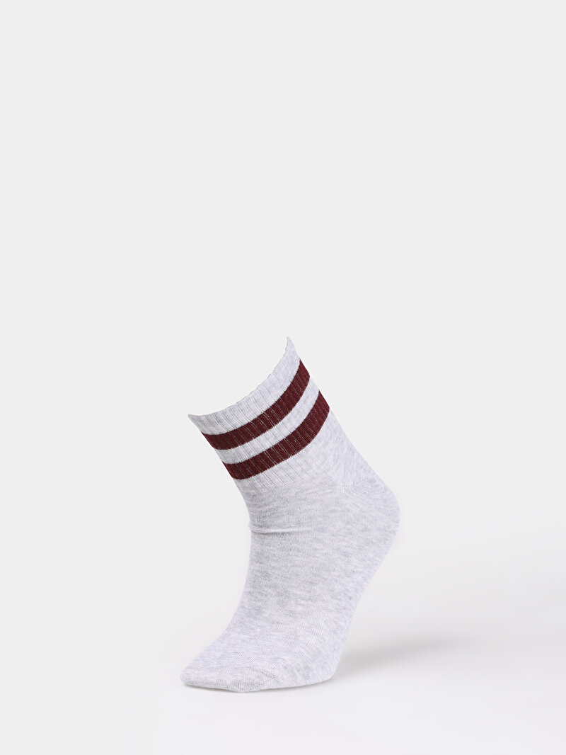 Erkek Bordo Çorap