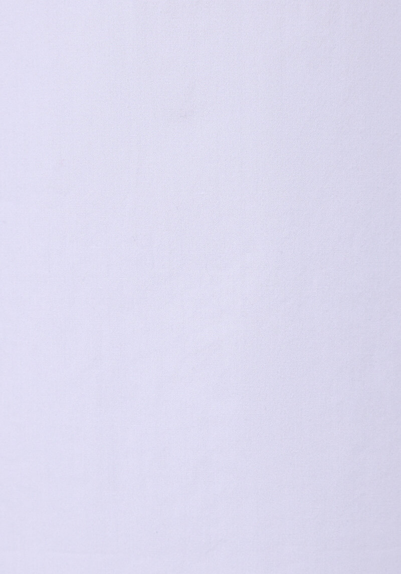 Slim Fit Shirt Neck Düz Erkek Beyaz Uzun Kol Gömlek
