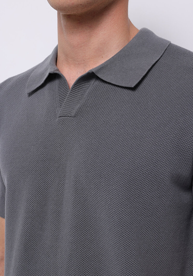 Regular Fit   Erkek Yeşil  Kazak