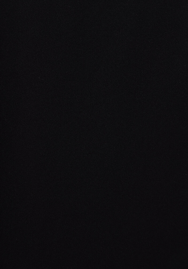 Slim Fit Orta Bel Düz Erkek Siyah Eşofman Altı